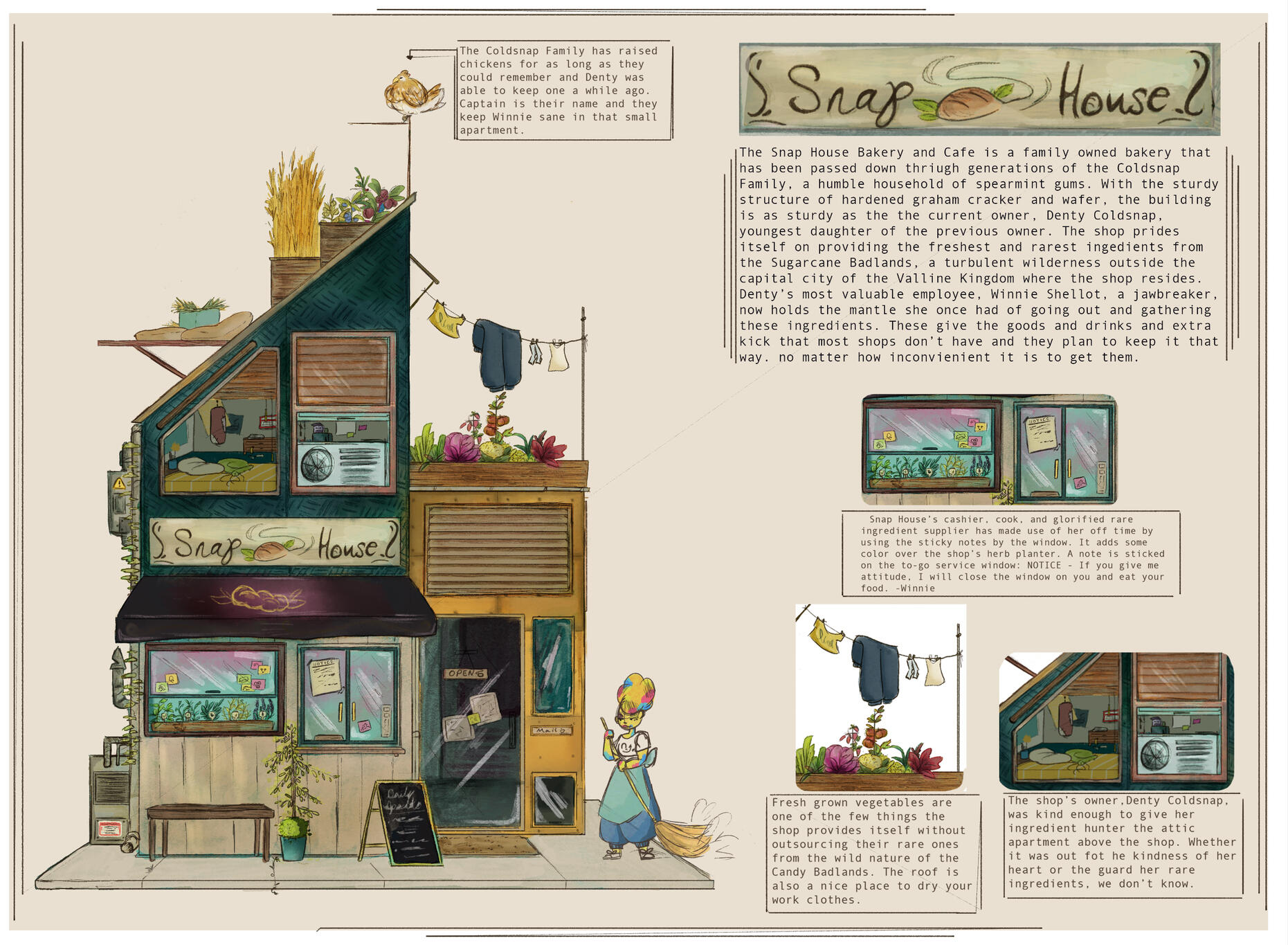 Snap House Café Design