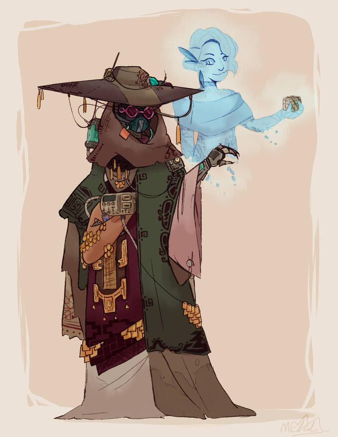 Lancer - Volador Character Design