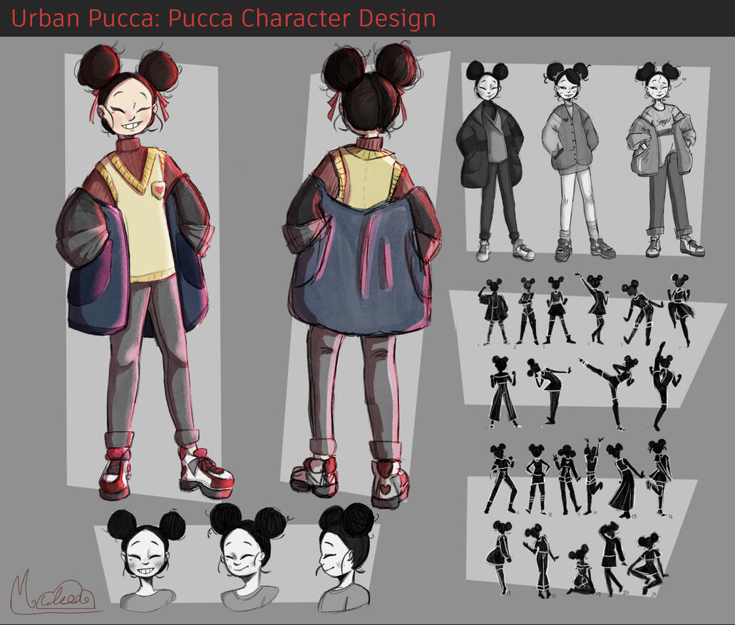 Urban Pucca Character Design Urban Pucca Character Design