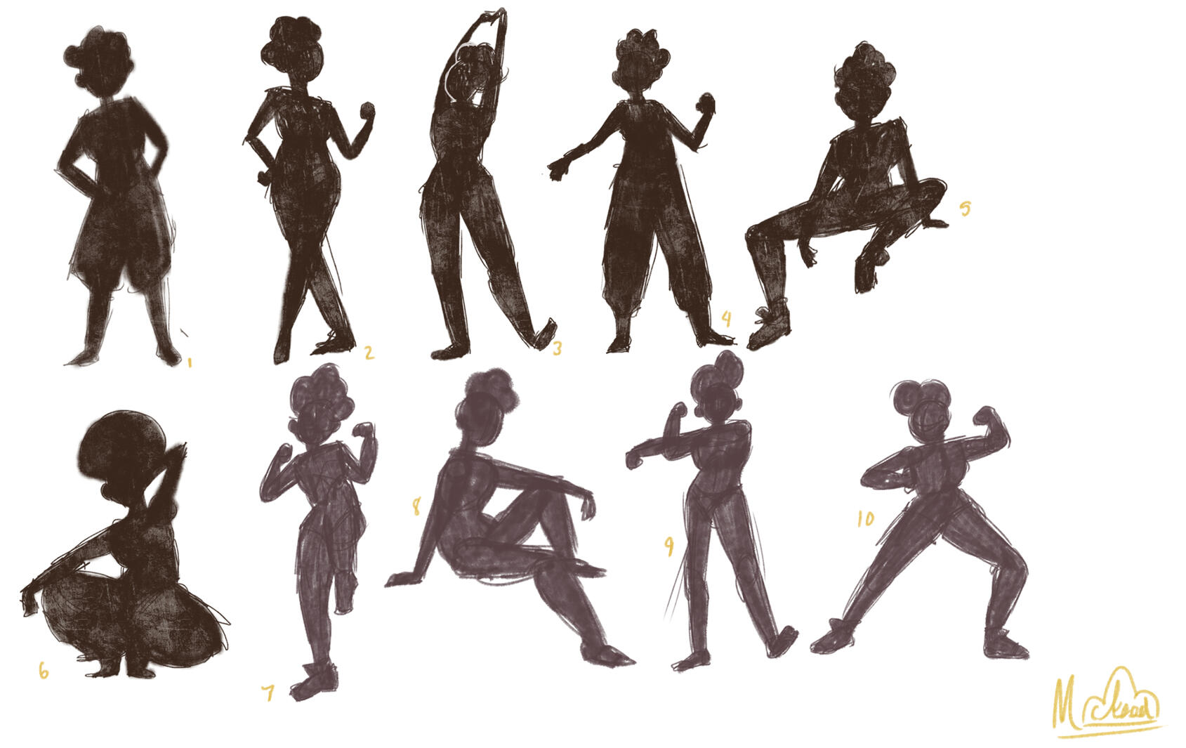 Winnie Silhouettes