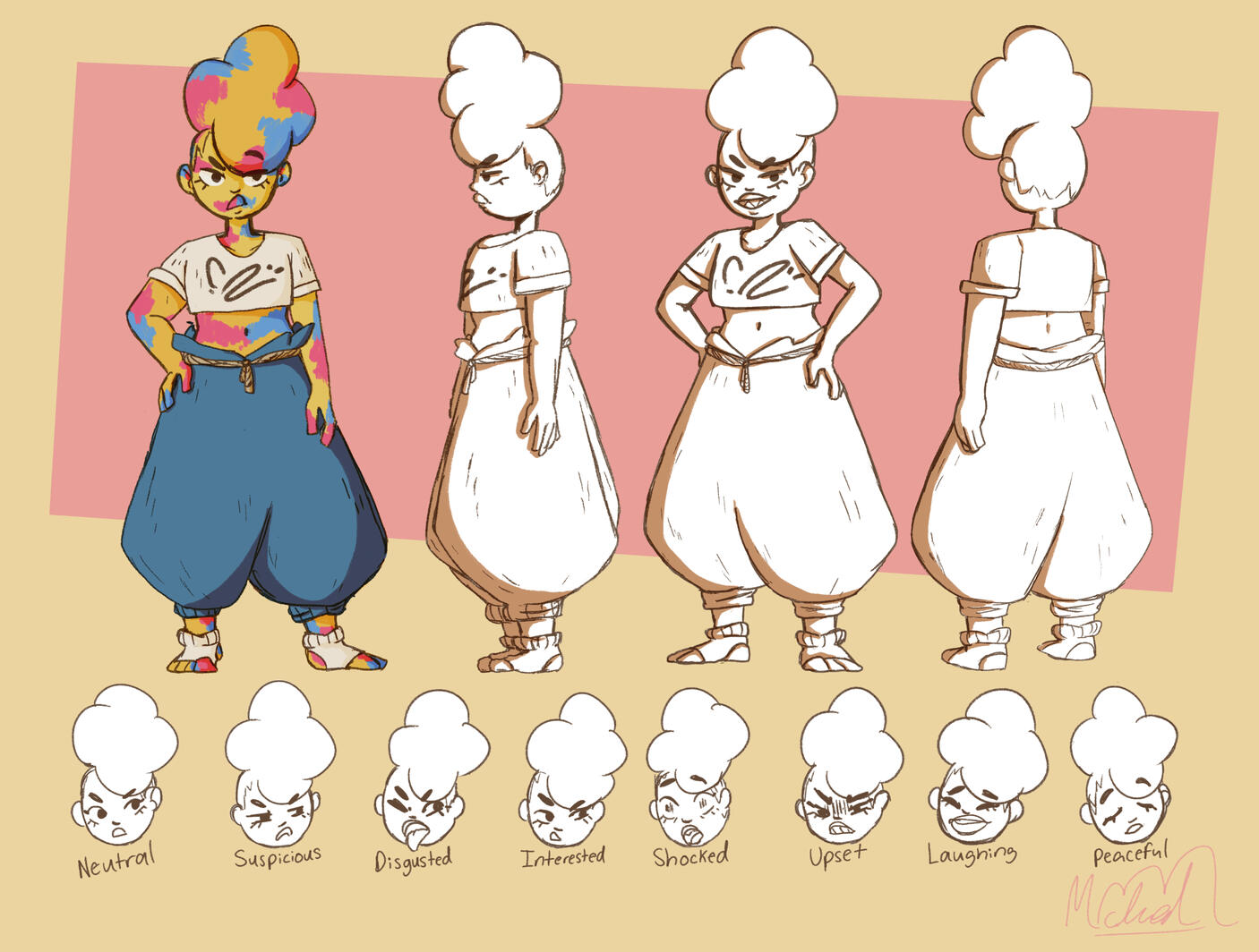 Winnie Character Turnaround