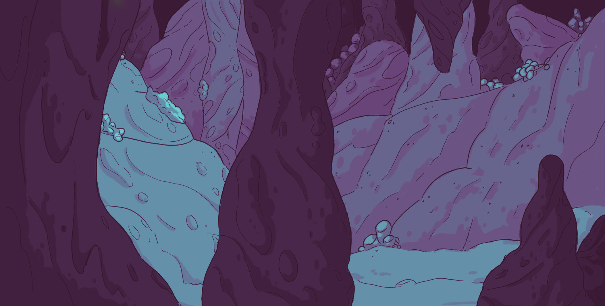 Underwater Cave Shot Underwater Cave Shot