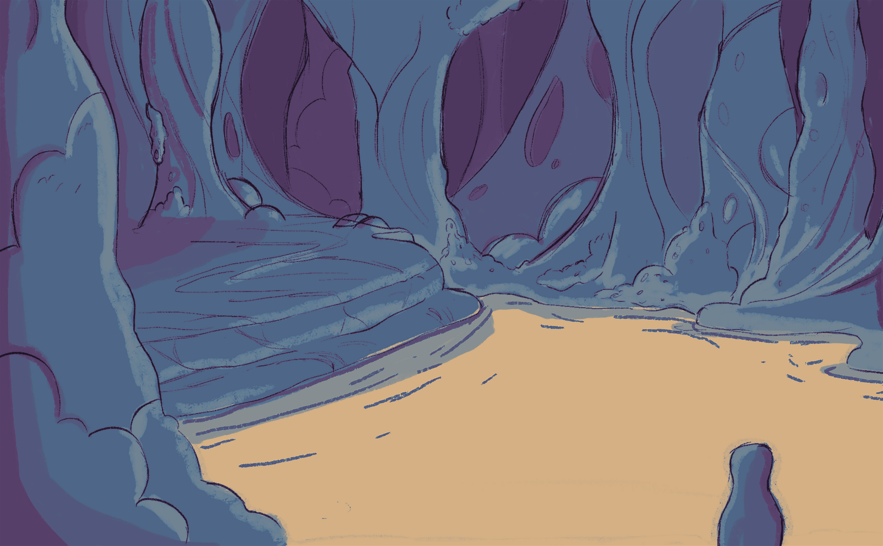 Underwater Soda Cavern Environment