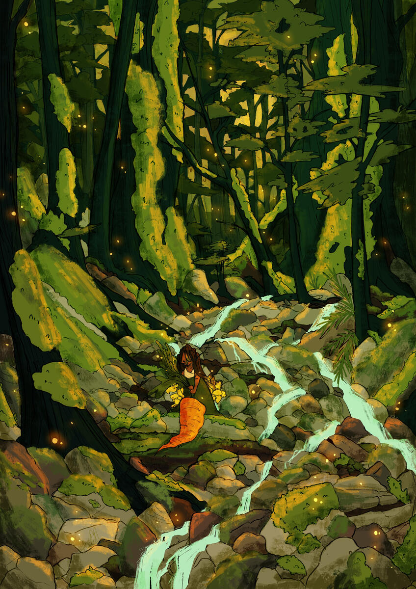 Tiny Guardian of the Forest