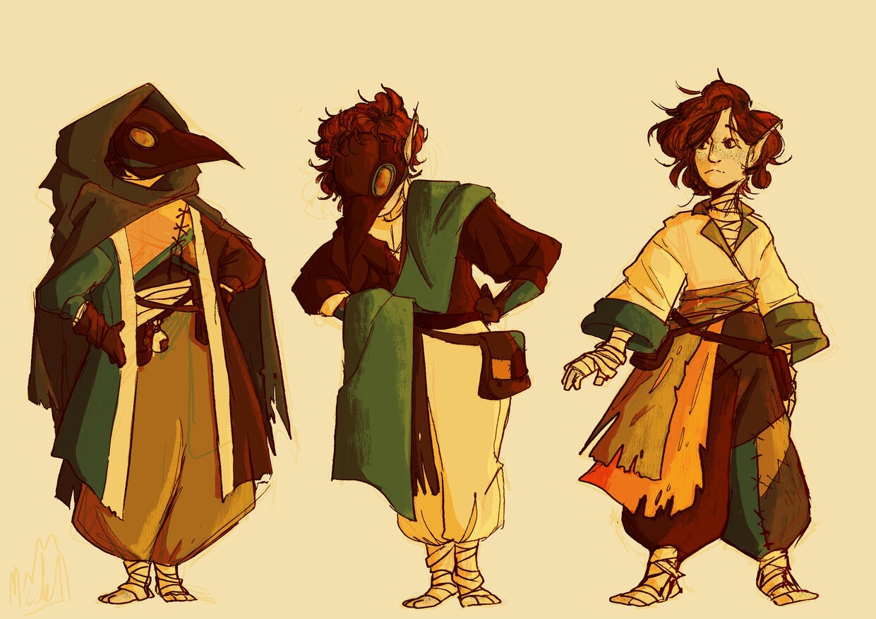 Fantasy Plague Doctor Commission