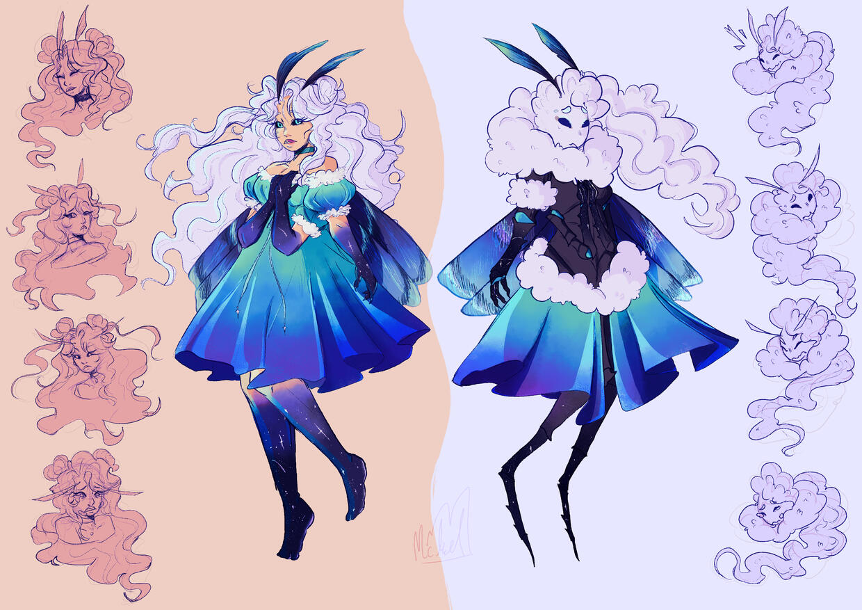 Moth Lady + Expressions