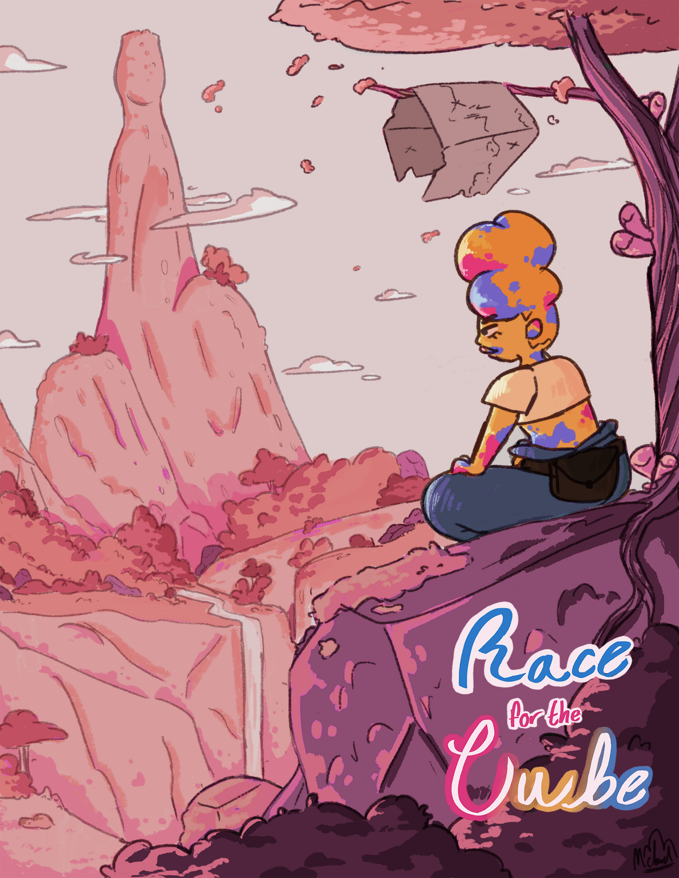 Race for the Cube Poster